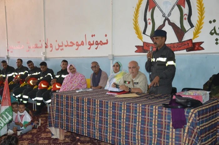 The inauguration of a new headquarters of civil protection in Ausserd Camps | Sahara Press Service