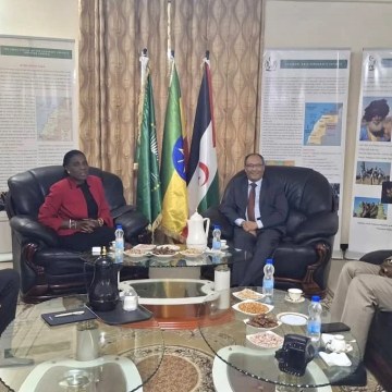 La nueva Comisionada de Salud y Desarrollo Social de la UA realiza una visita de trabajo a la embajada de la RASD en Addis Abeba