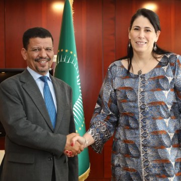 El Ministro de Exteriores saharaui se reúne con la Vicepresidenta de la Comisión de la Unión Africana