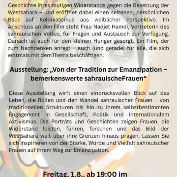 Eventos culturales y políticos sobre la causa saharaui en Alemania | Sahara Press Service (SPS)