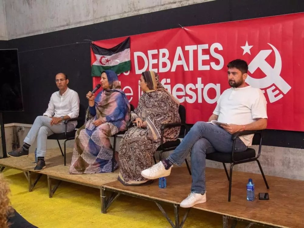 Frente Polisario refuerza los lazos en la 47ª Fiesta del PCE | Sahara Press Service (SPS)