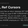 PL-SQL Ref Cursors