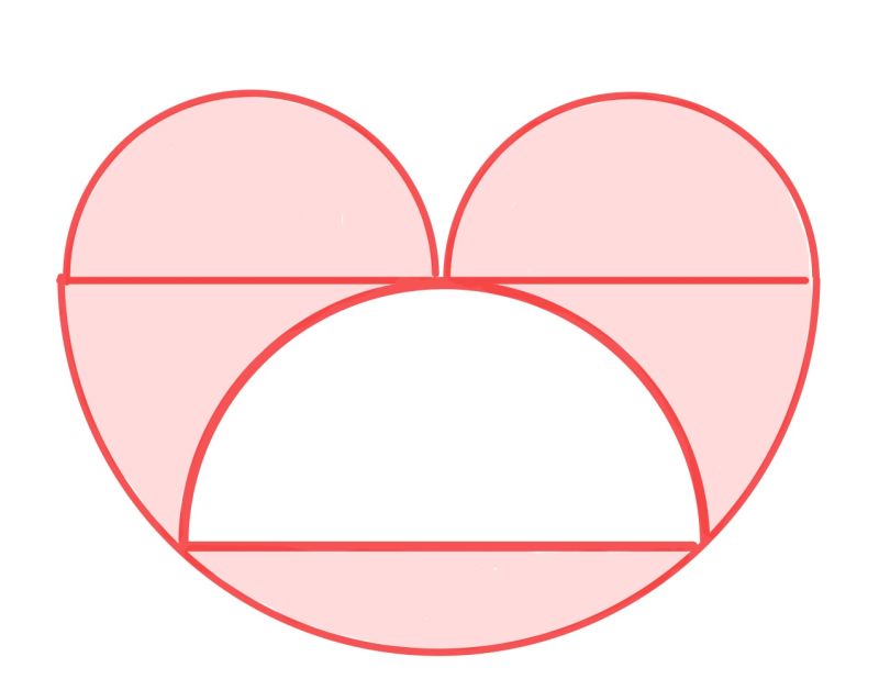 Two Overlapping Semi Circles Solution In Notes - Best Light Wallpapers in Mobile
