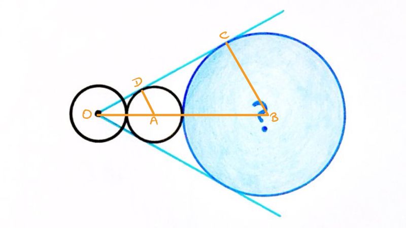 Three Parallel Semi Circles Solution In Notes - 4K Dark Images for Desktop