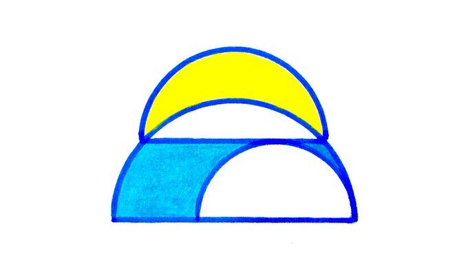 Four Parallel Semi Circles Solution In Notes - Space Images - Creative Mobile Collection