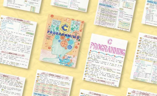 C And C++ Programming Language Aesthetic Notes Bundle [PDF] - NewtonDesk