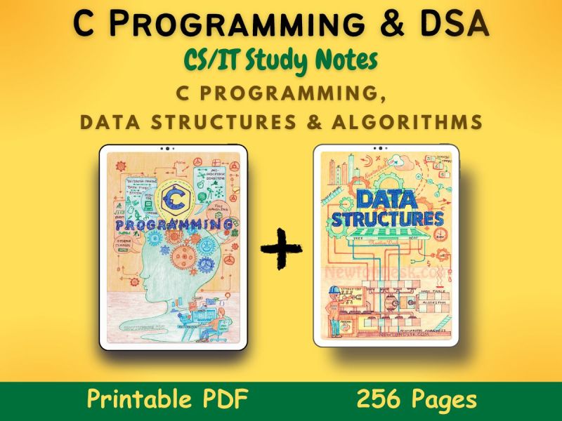 C Programming And Data Structures Notes Sample Compressed Pdf - Download Gorgeous Colorful Pattern | Desktop