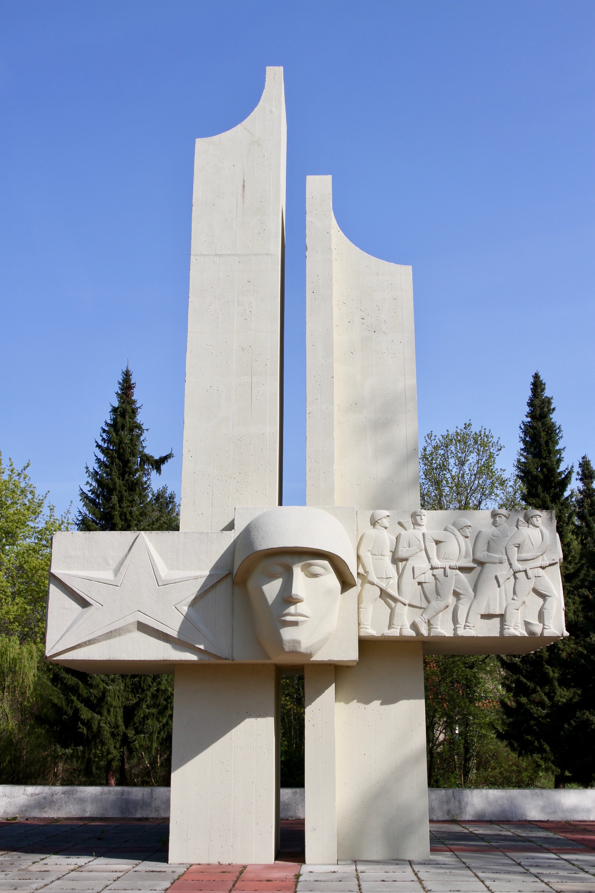 Russian war grave, Lübben, Spreewald, Germany