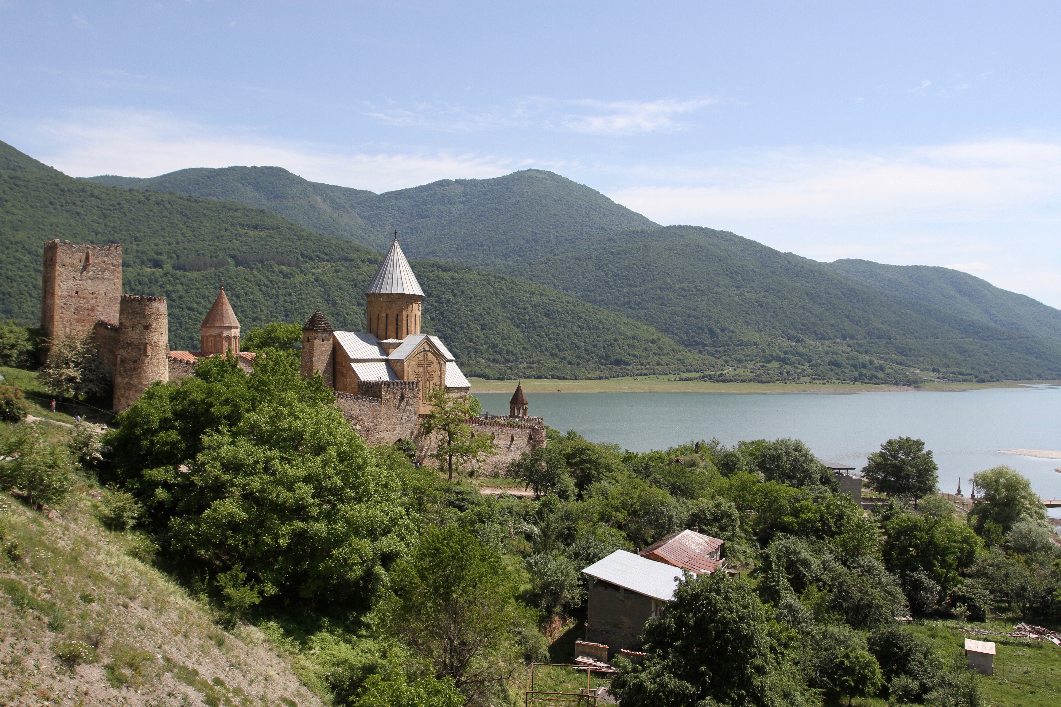 Medieval fortress of Ananuri, Georgian Military Highway, Georgia