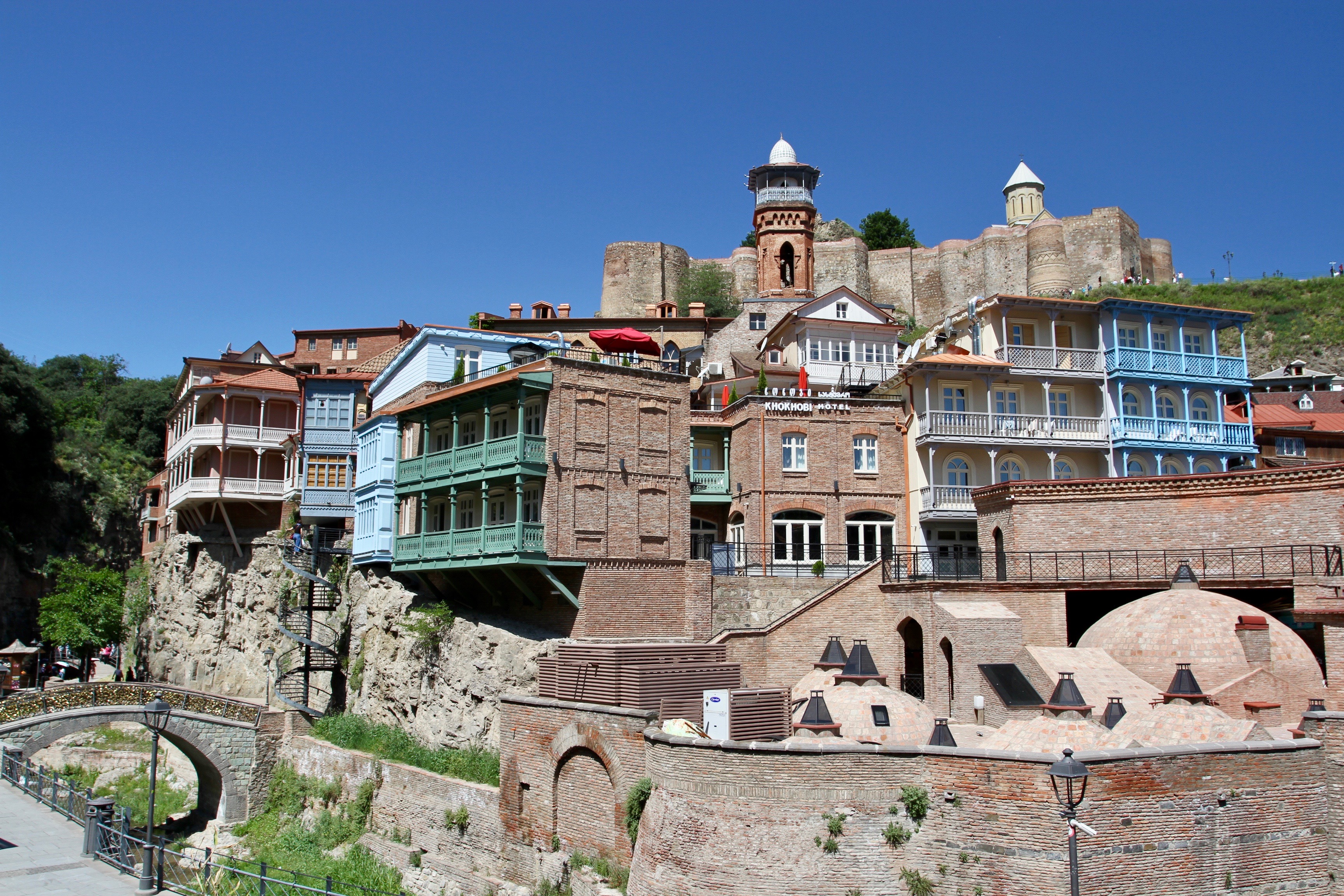 Narikala Fortress, Old Town, Tbilisi, Georgia