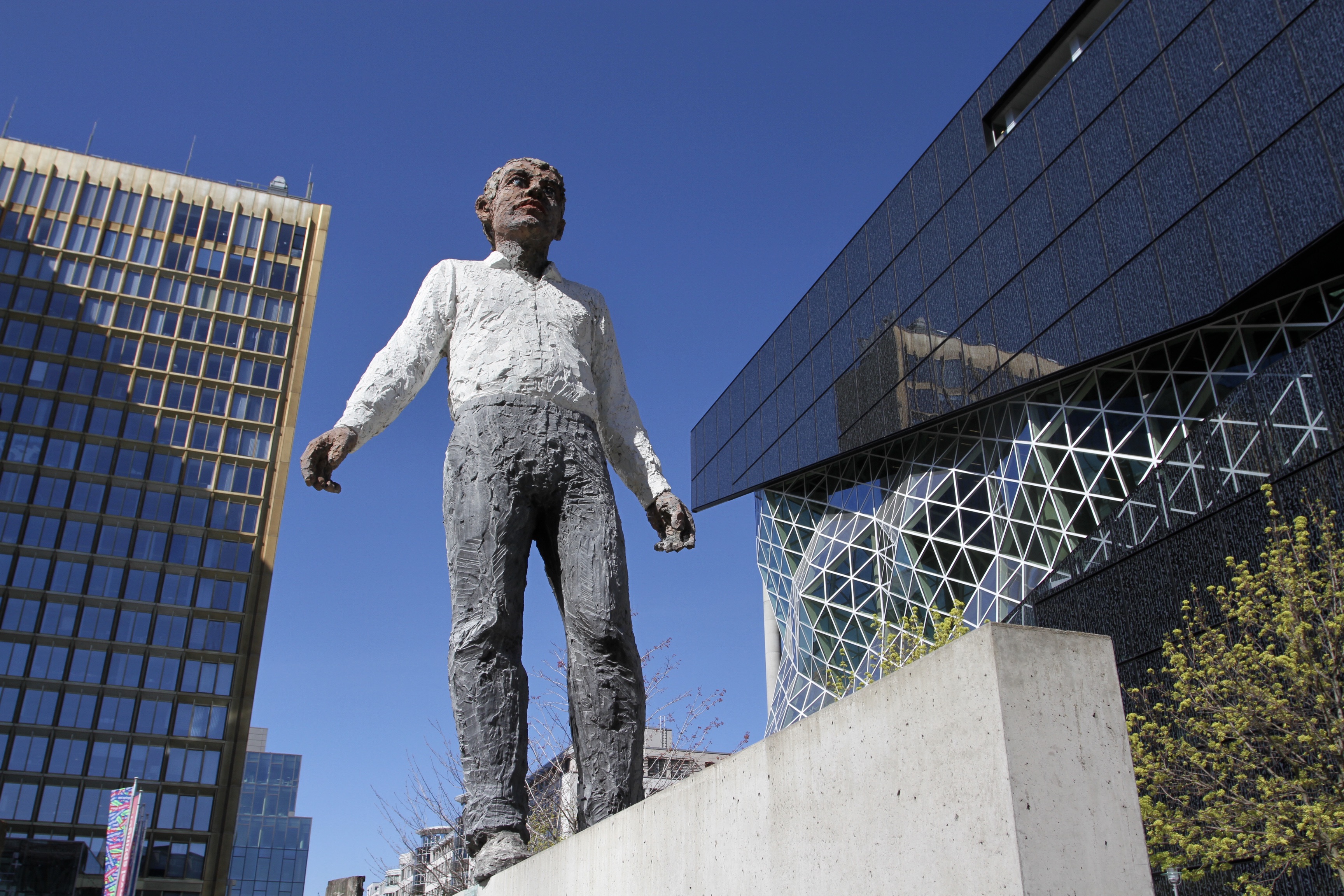 Berlin Wall statue, Berlin, Germany