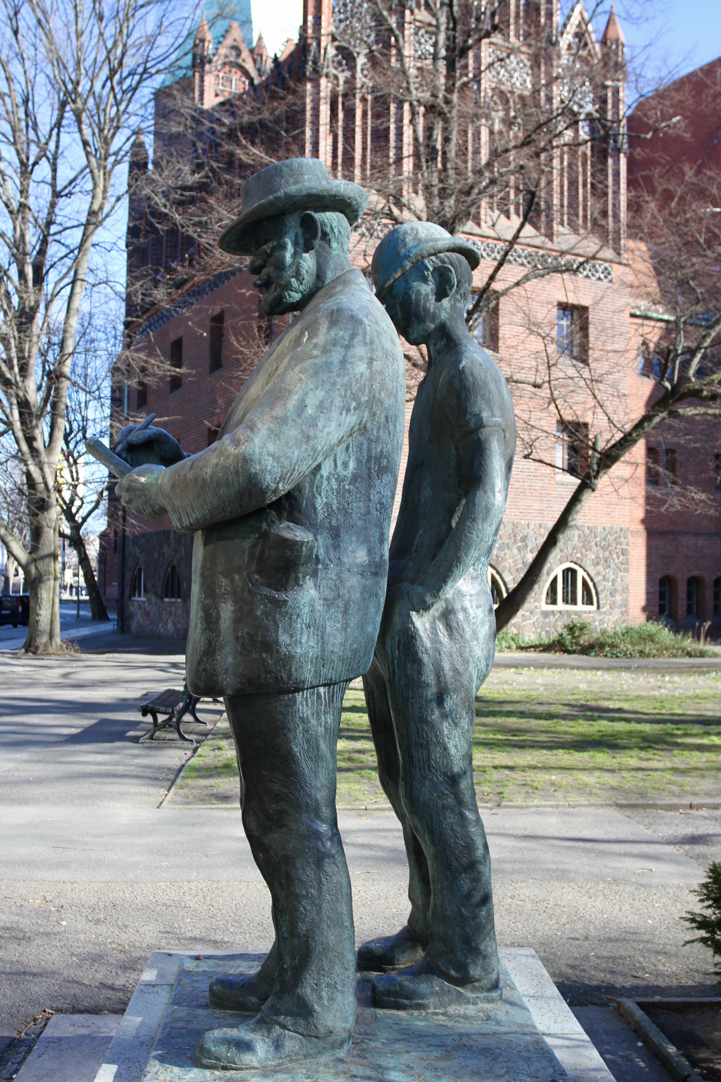Heintich Zille statue, Berlin, Germany
