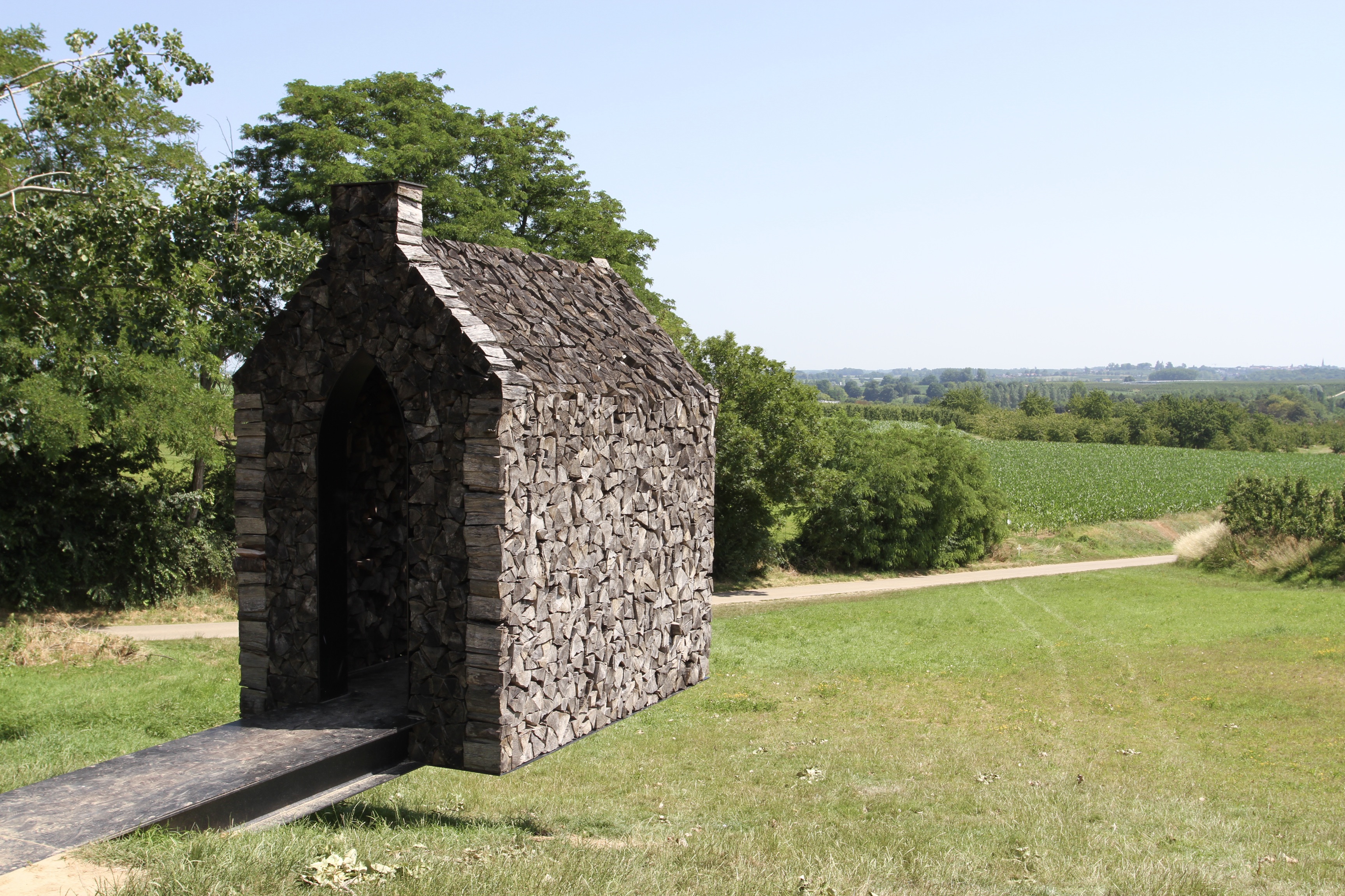Floating Chapel, Limburg, Flanders, Belgium