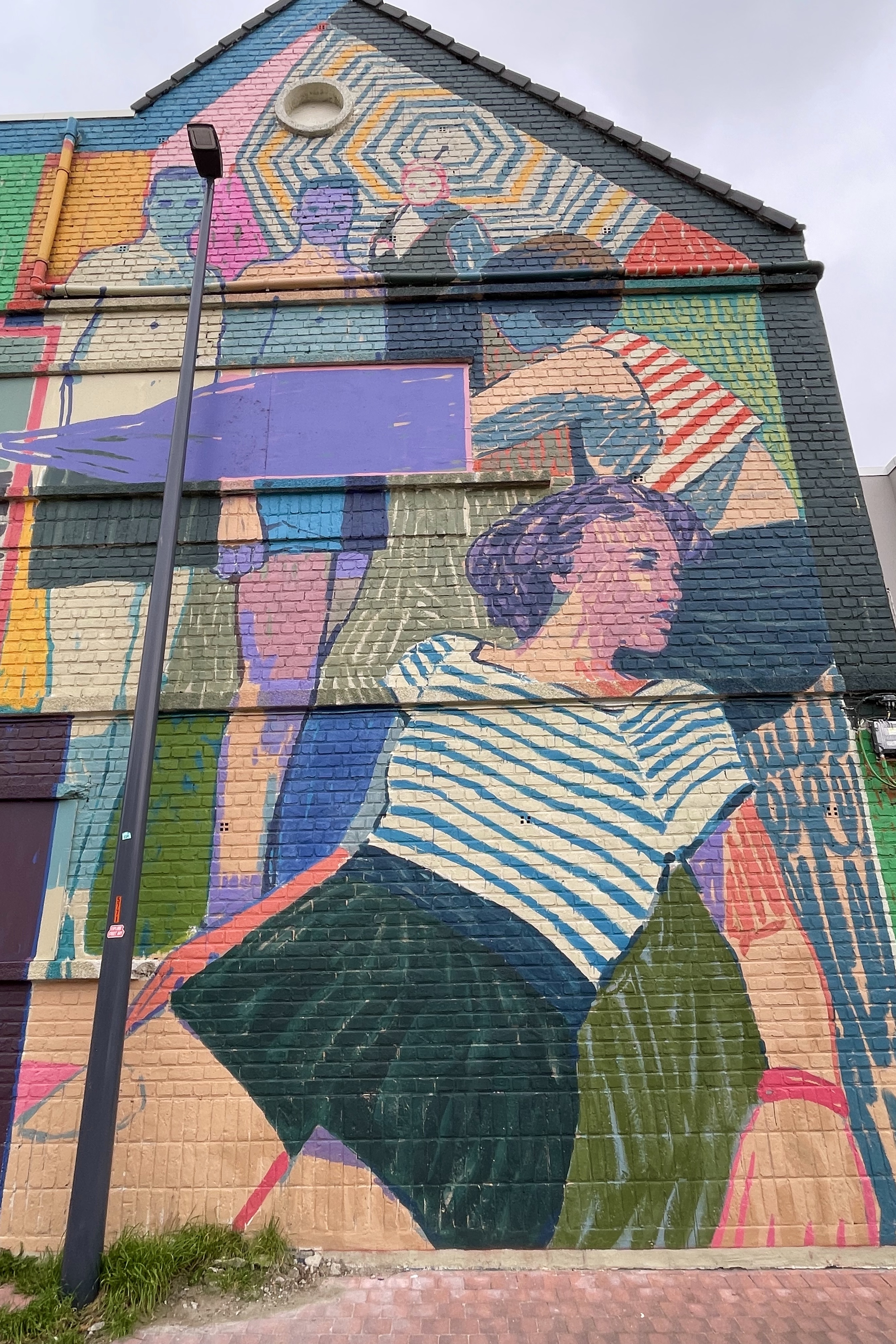 The Crystal Ship Street Art by Pat Perry, Ostend Belgium