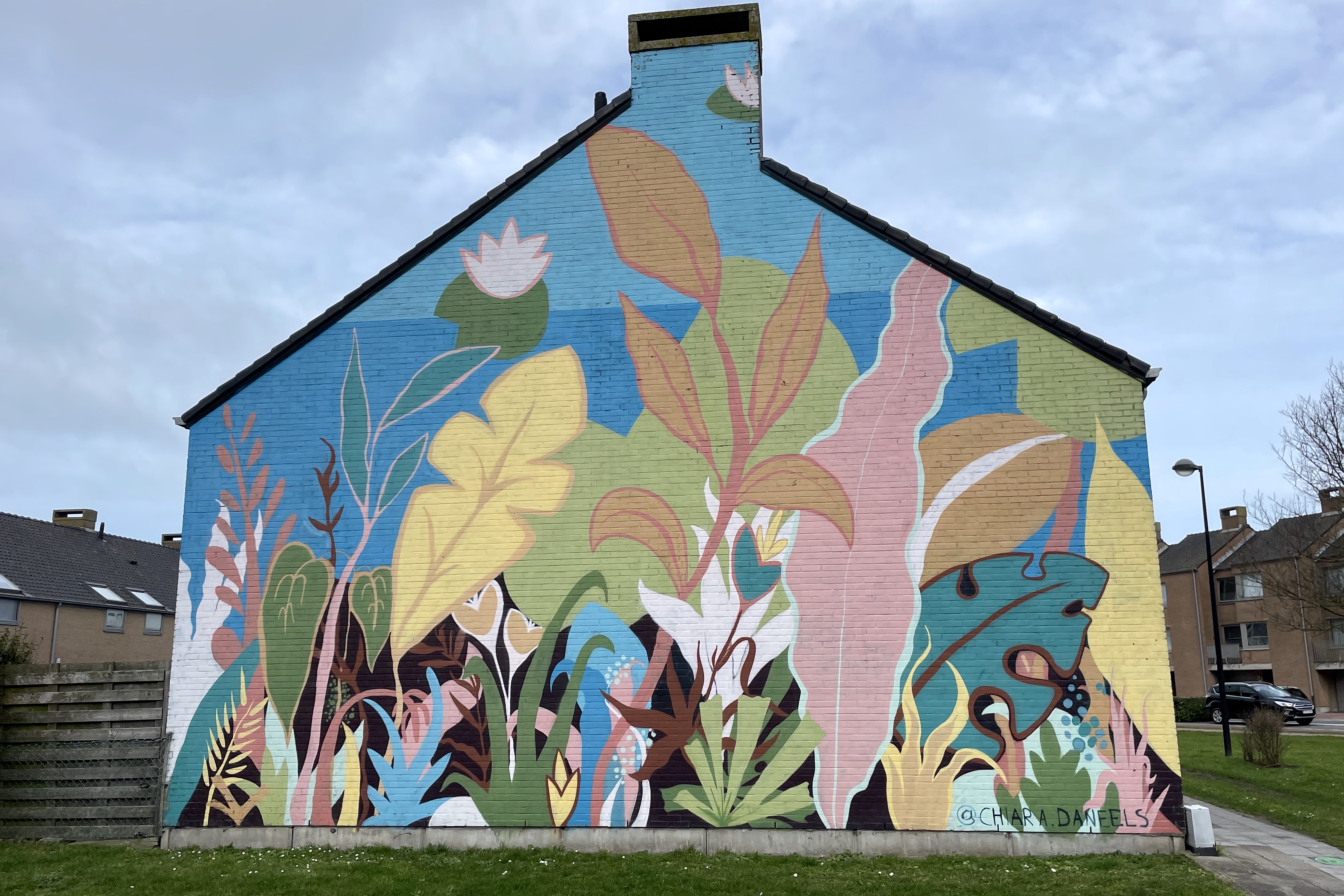 The Crystal Ship Street Art by Chiara Daneels, Ostend Belgium