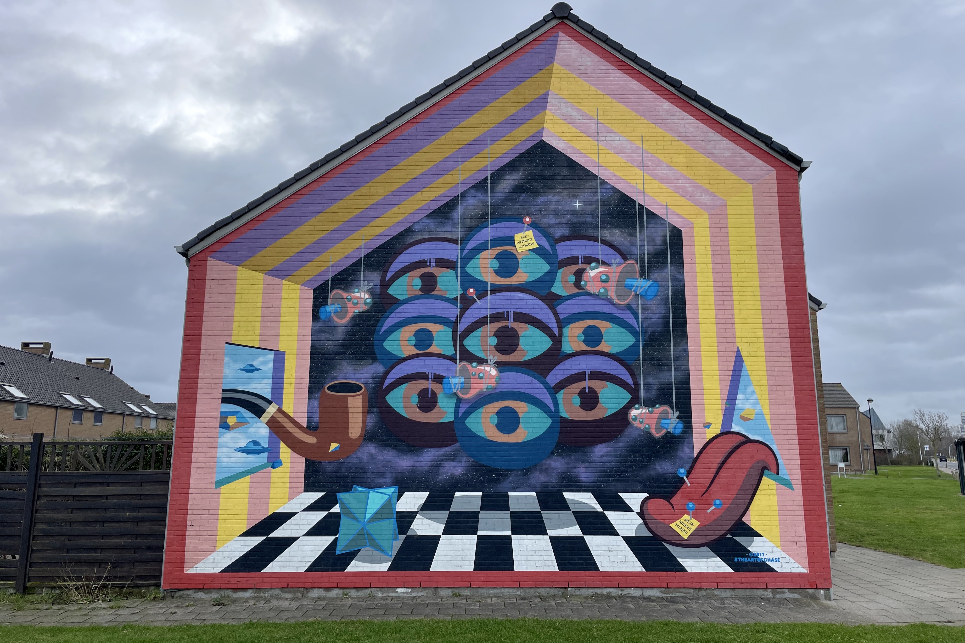 The Crystal Ship Street Art by Buck, Ostend Belgium