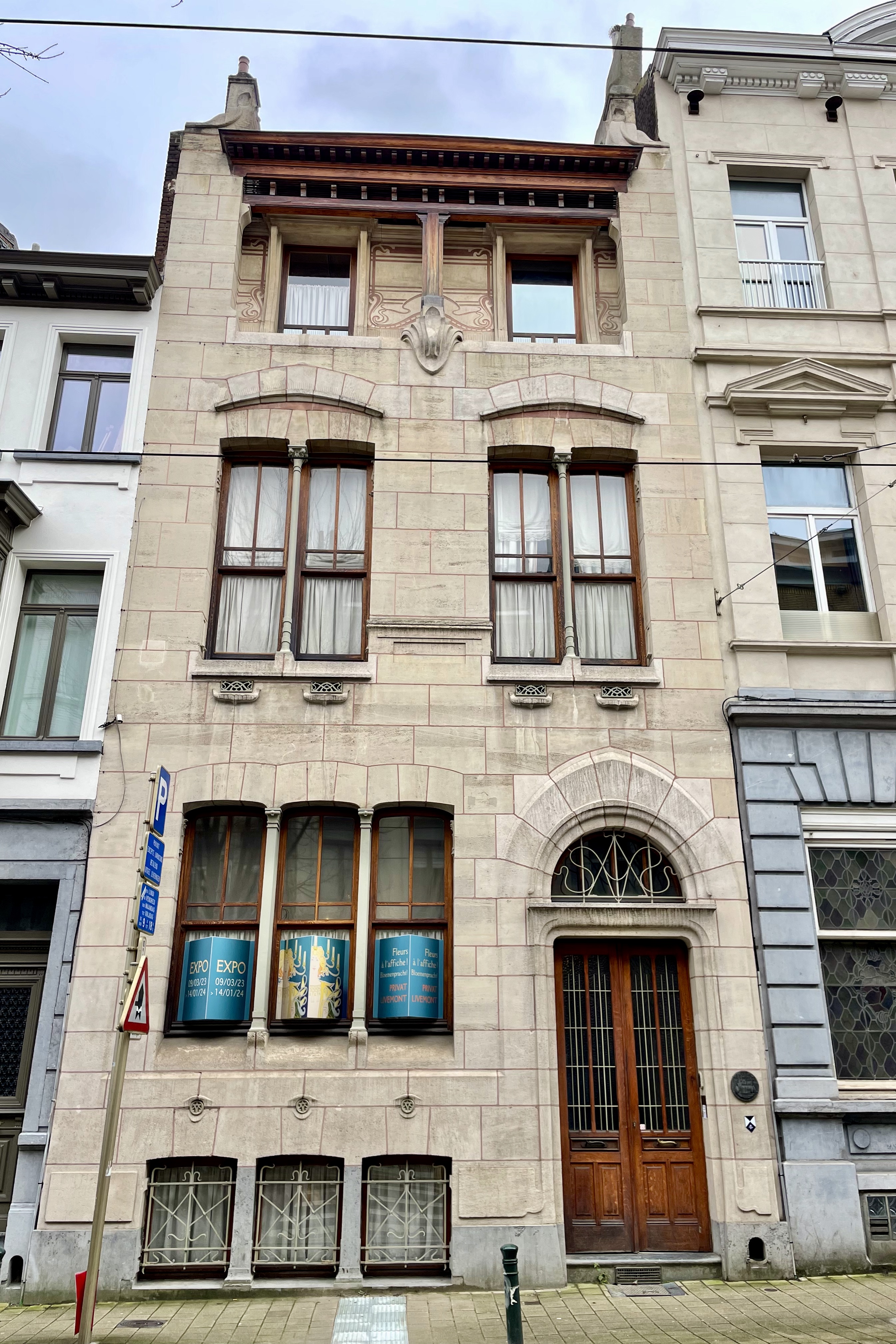 Art Nouveau, Maison Autrique, Brussels, Belgium