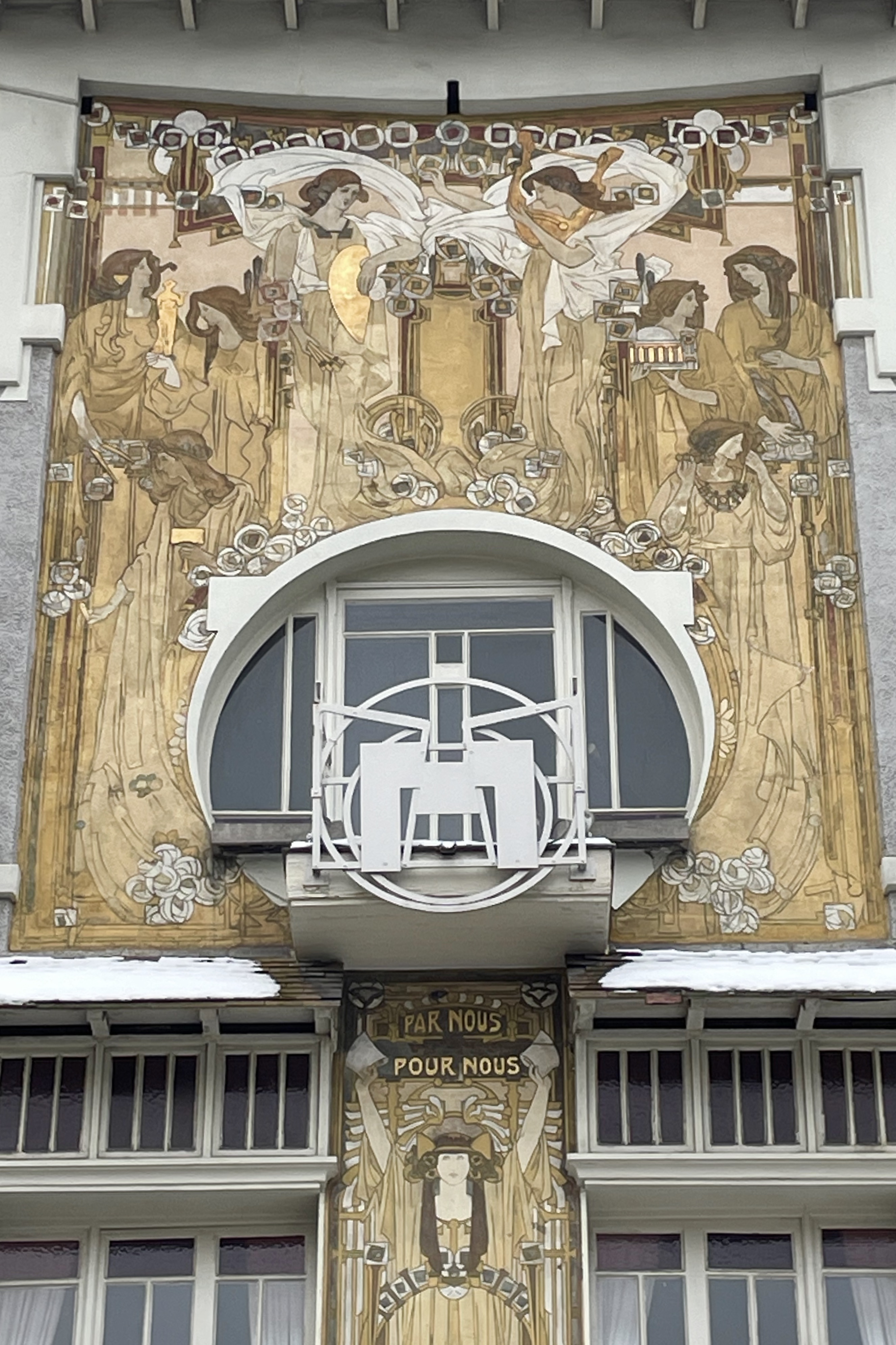 Art Nouveau, La Maison Cauchie, Brussels, Belgium