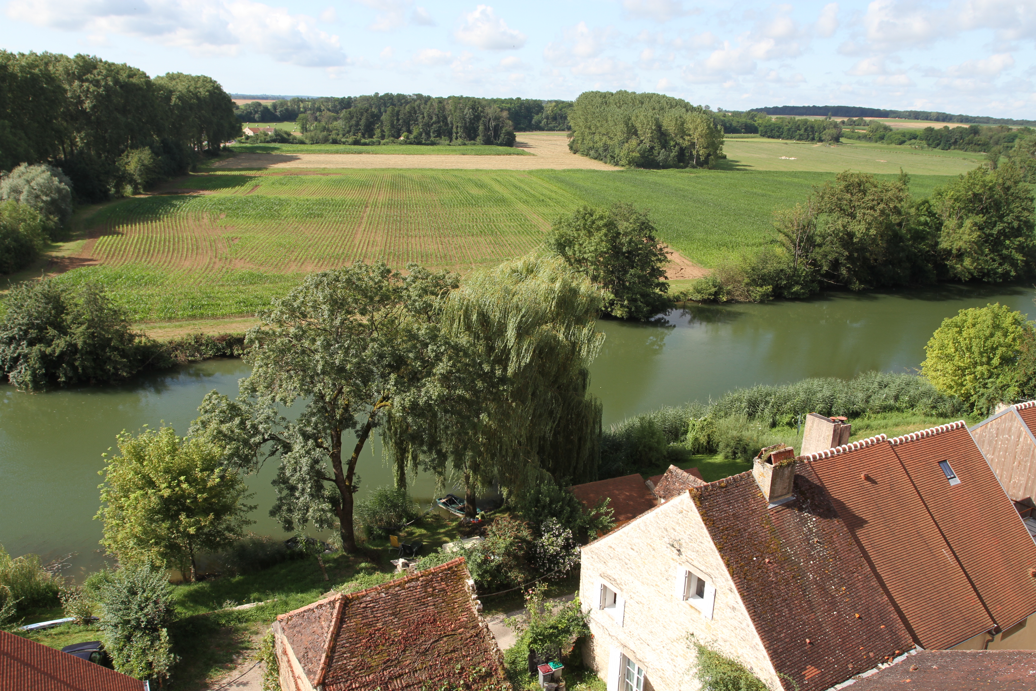 RIver Ognon, Pesmes, France