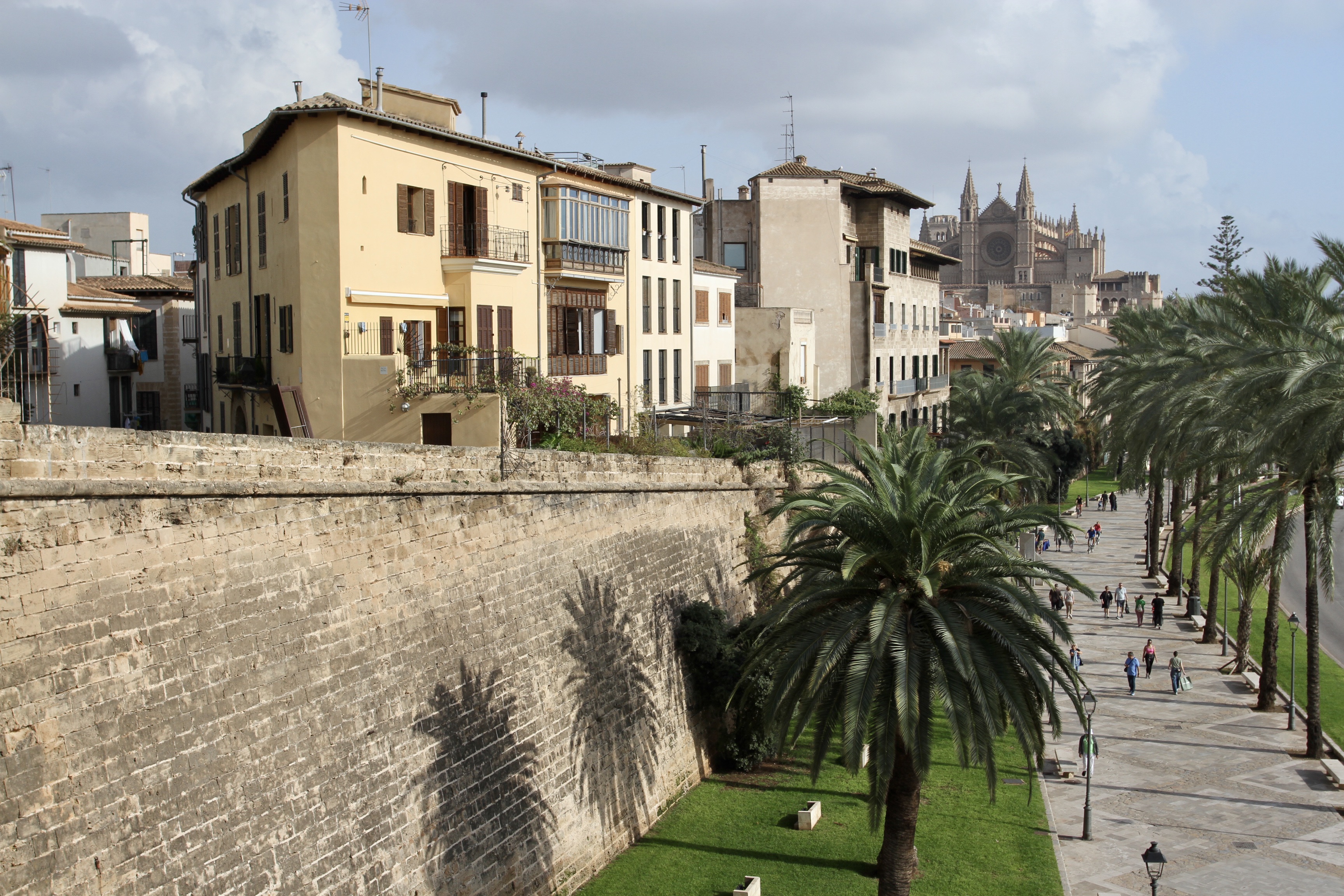 View from Es Baluard Museum, Palma, Mallorca, Spain