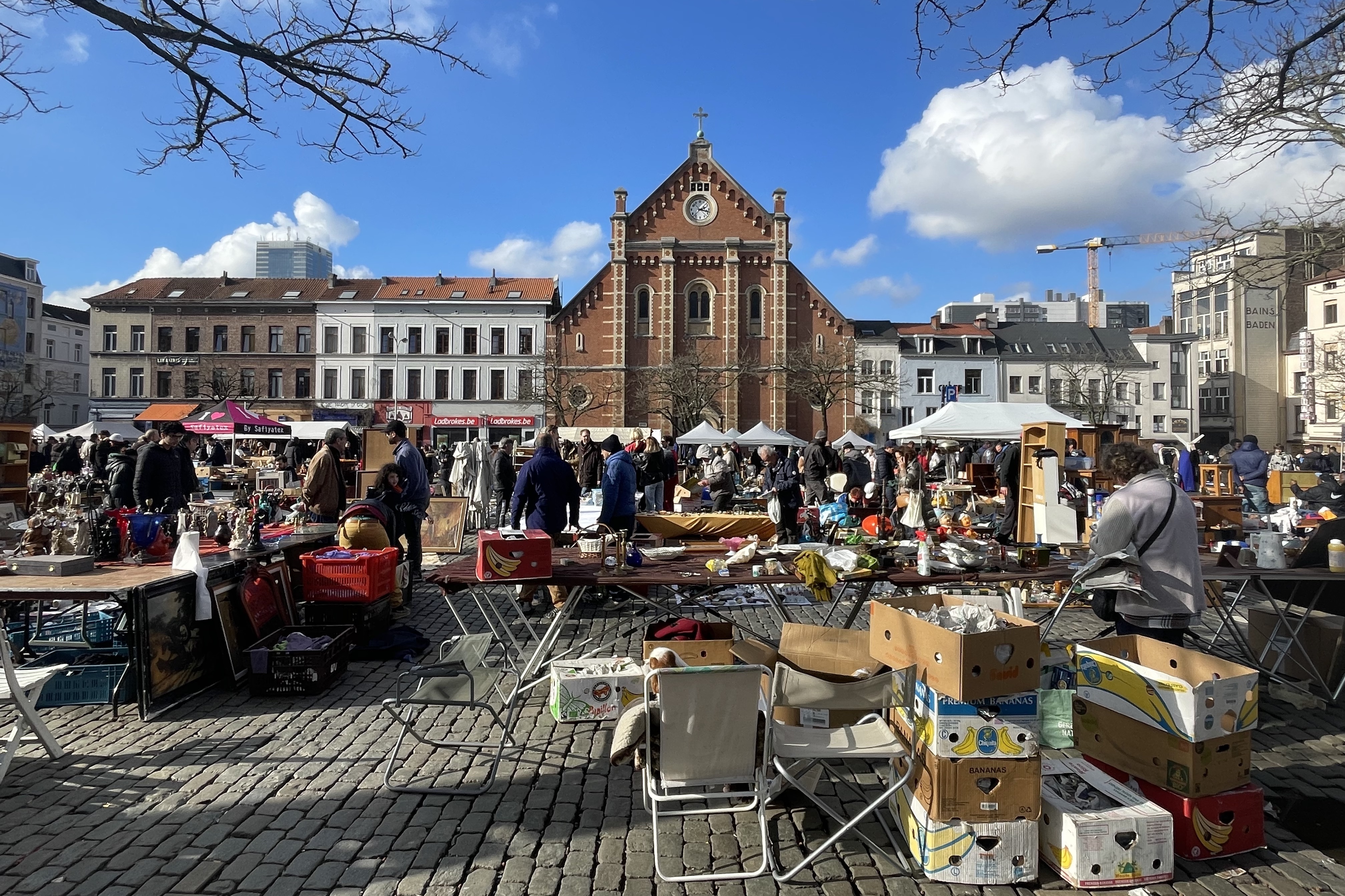 Flea market, Brussels, Belgium