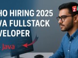 Zoho Java Fullstack Developer Job 2025 Apply Online