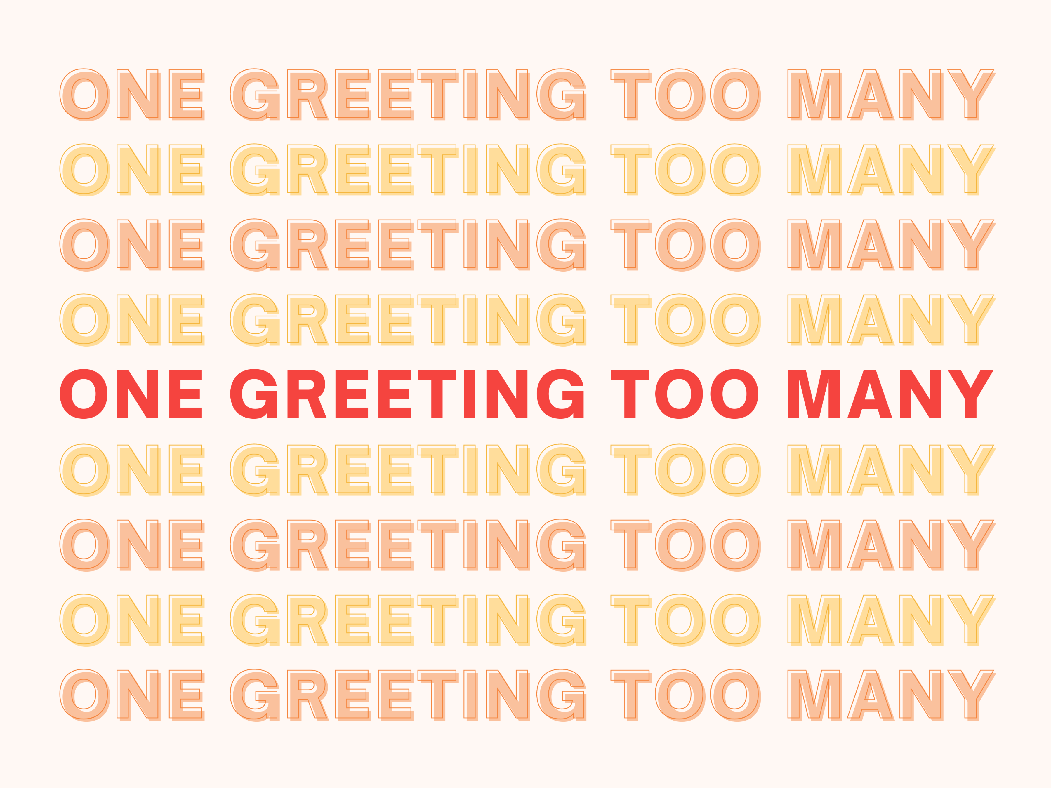 Too Many One Notes Gif One Greeting Too Many – Notes of C