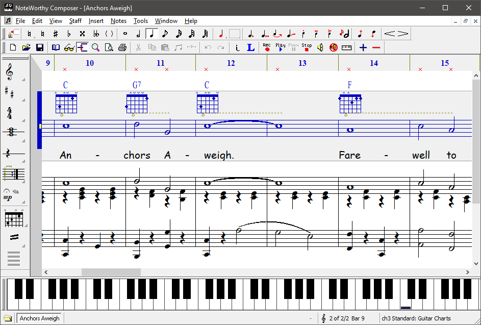 Musicnotes is a sheet music app for ios, android, windows and mac. Noteworthy Composer