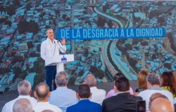 Abinader presenta avances del saneamiento del Arroyo Gurabo