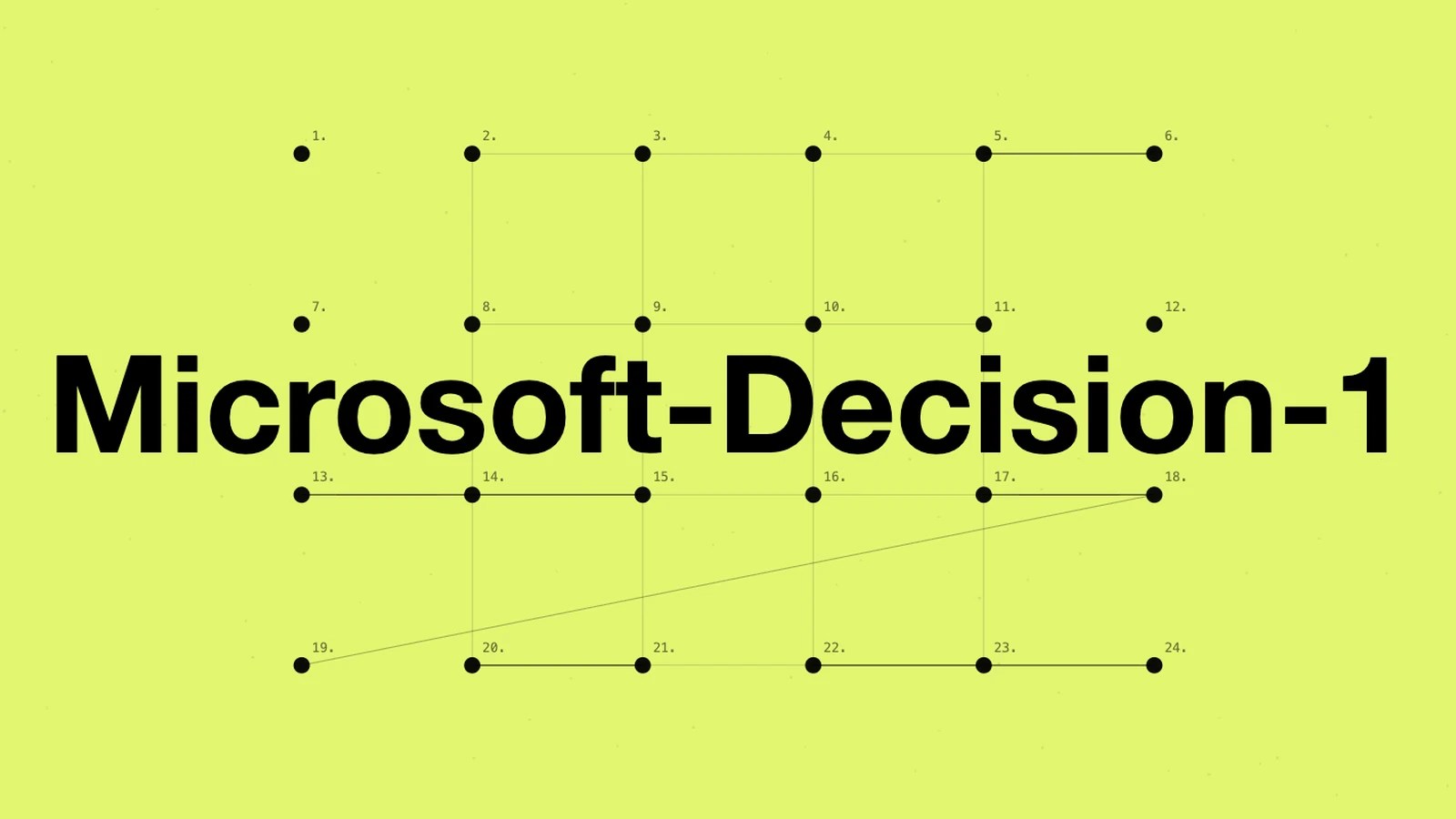 Microsoft-Decision-1: o modelo da Microsoft para decisões estruturadas em agentes