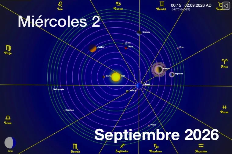 Hoy es Miércoles 2 de Septiembre