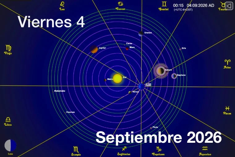 Hoy es Viernes 4 de Septiembre
