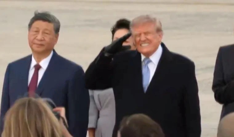 Gesto de Trump en Visita de Líder Chino se Viraliza