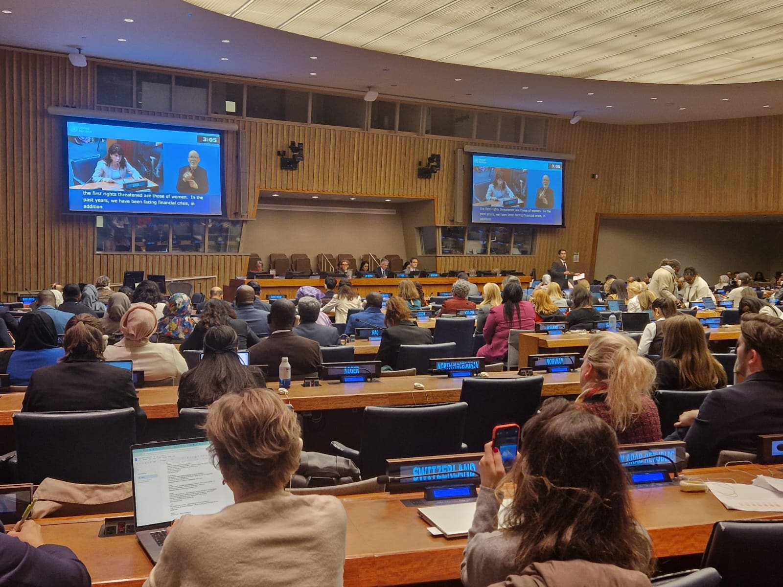 sesión ONU csw