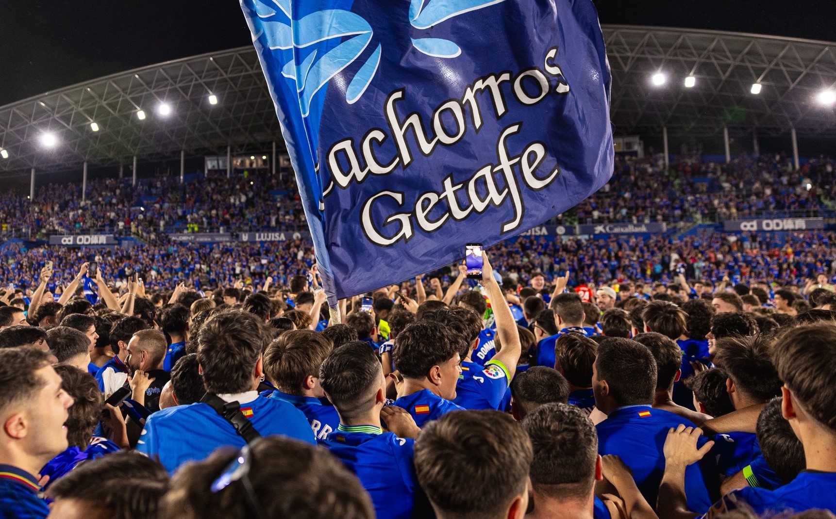 la afición del Getafe