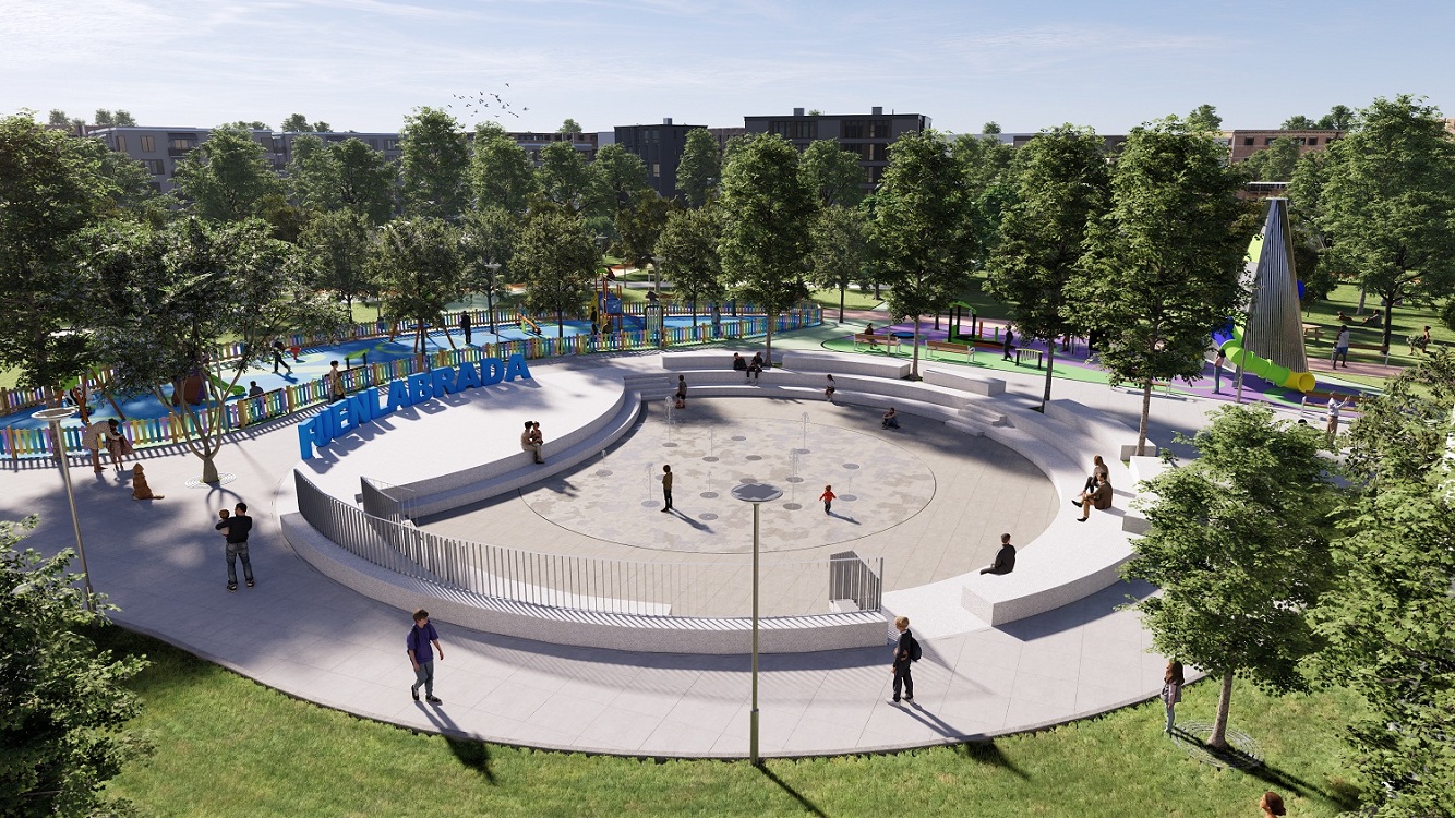 El alcalde de Fuenlabrada, Javier Ayala (PSOE), ha presentado los principales detalles del proyecto de remodelación del parque Huerto del Cura