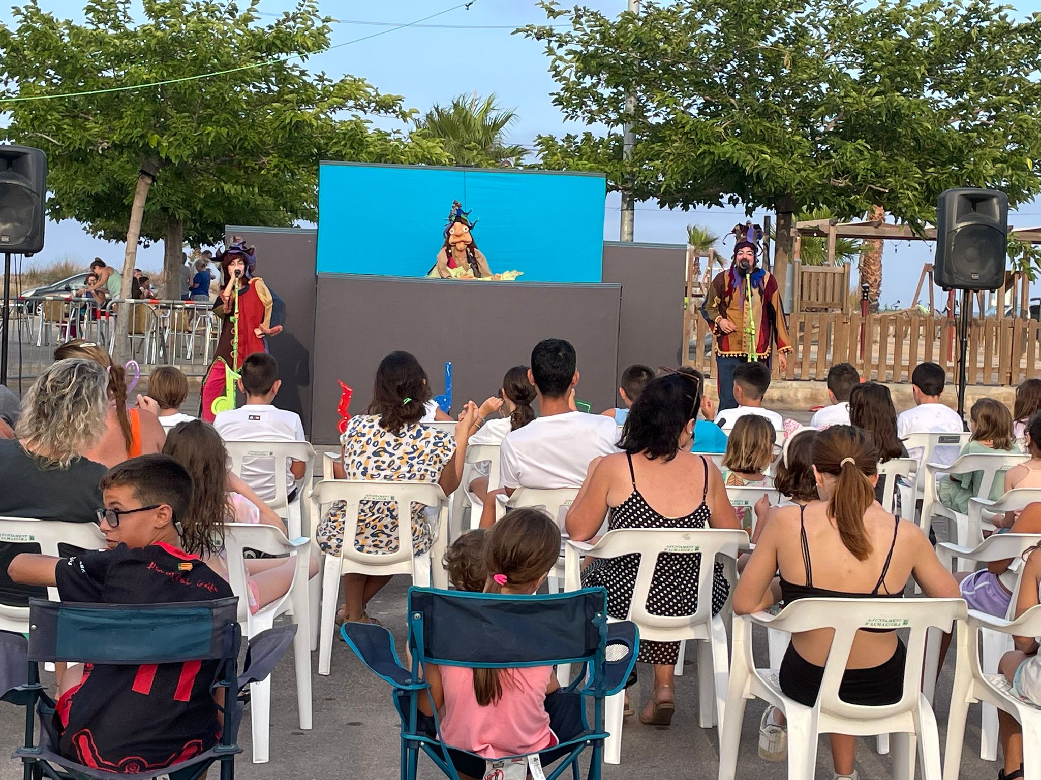 circo en la playa