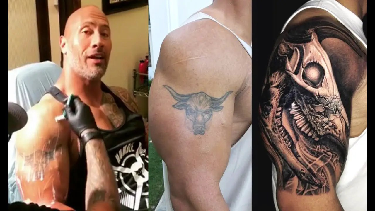 La Roca Wwe Tatuajes De Angeles