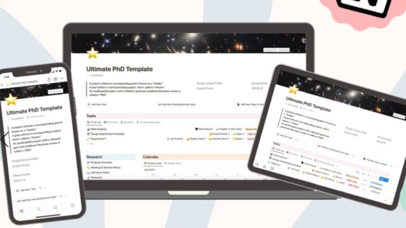 Why I Use Notion To Organize My Phd Research Pdf Tag Metadata Databases - Professional High Resolution Space Patterns | Free Download