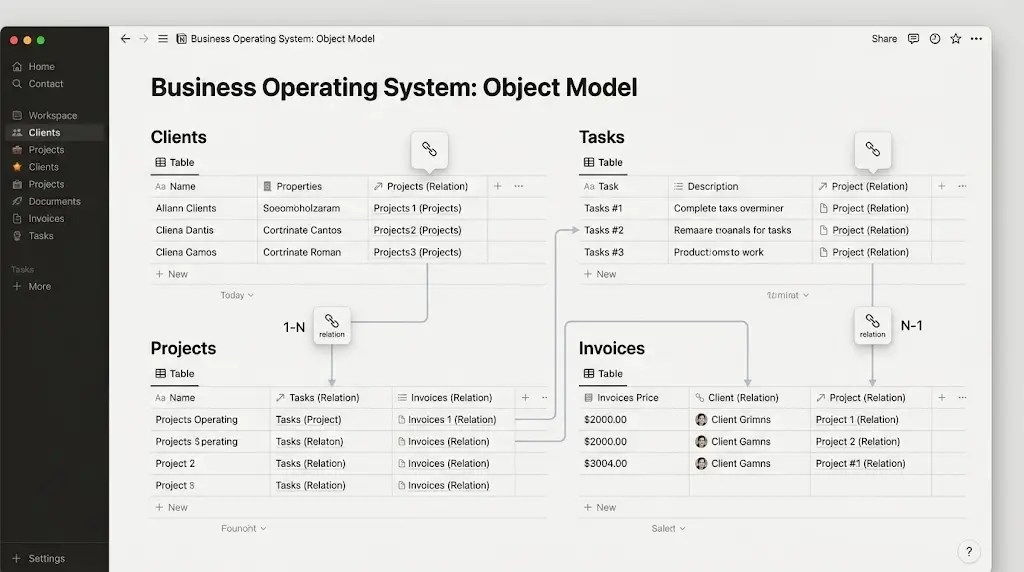 Object model example