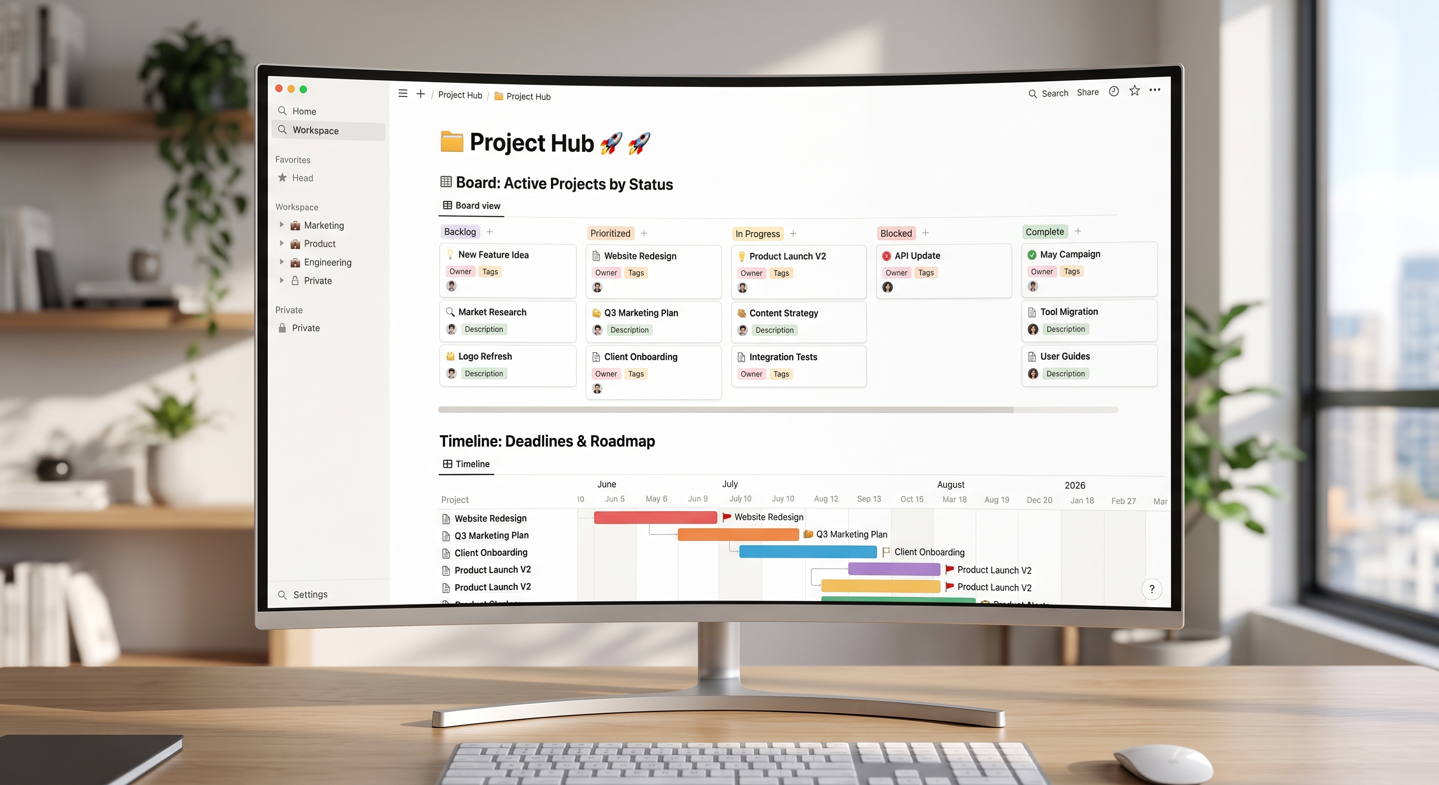 Entrepreneur Project board