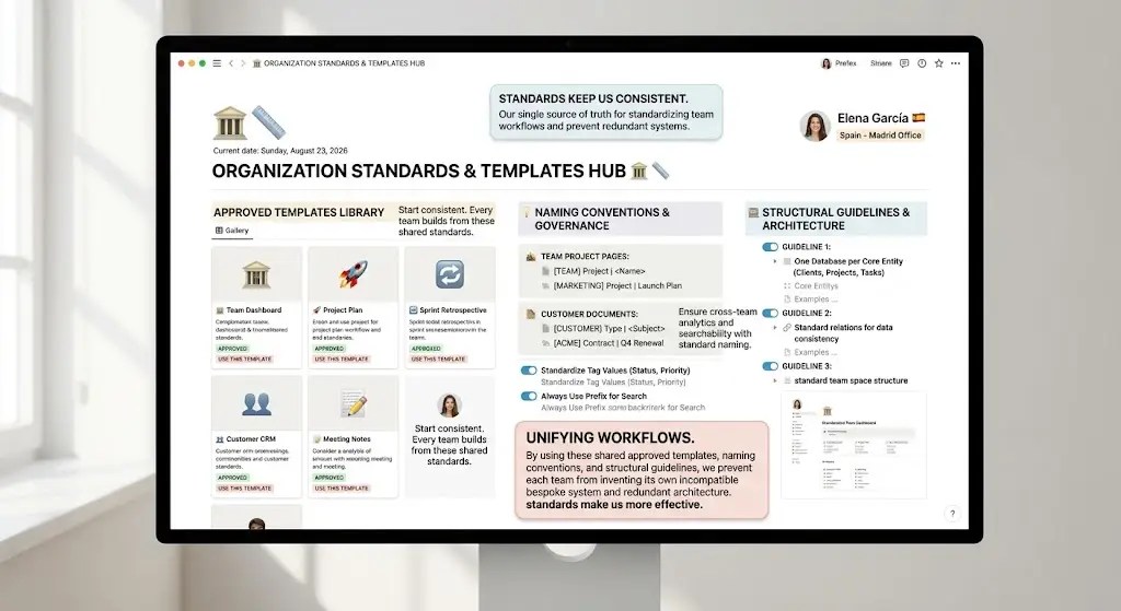 Notion standards screenshot