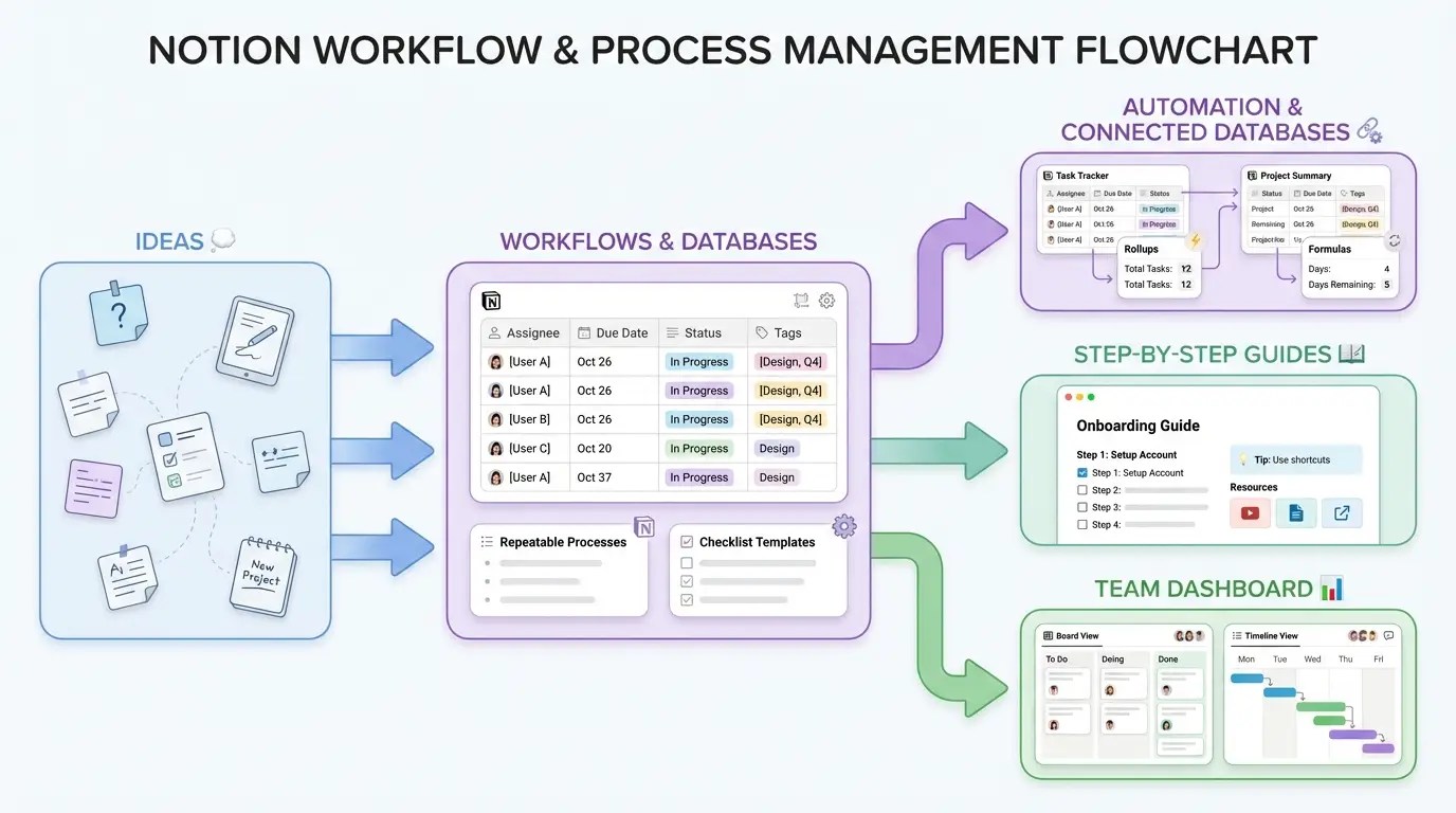 Notion Workflow chart