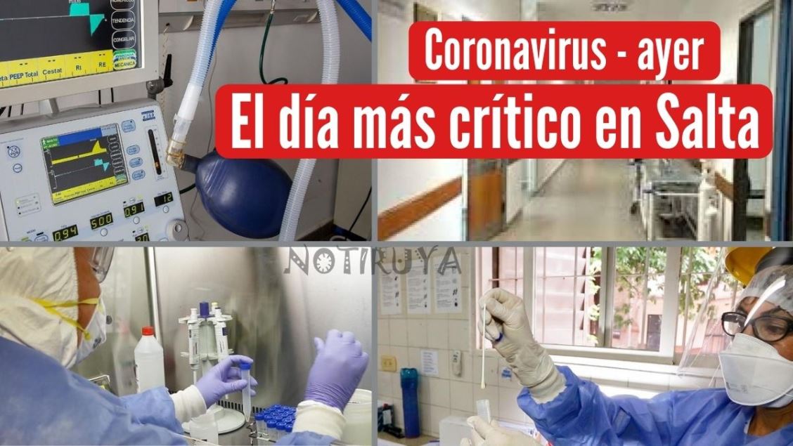 Coronavirus en Salta: el día más crítico desde que comenzó la pandemia.