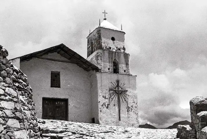 La iglesia de Iruya, en la década de 1970.