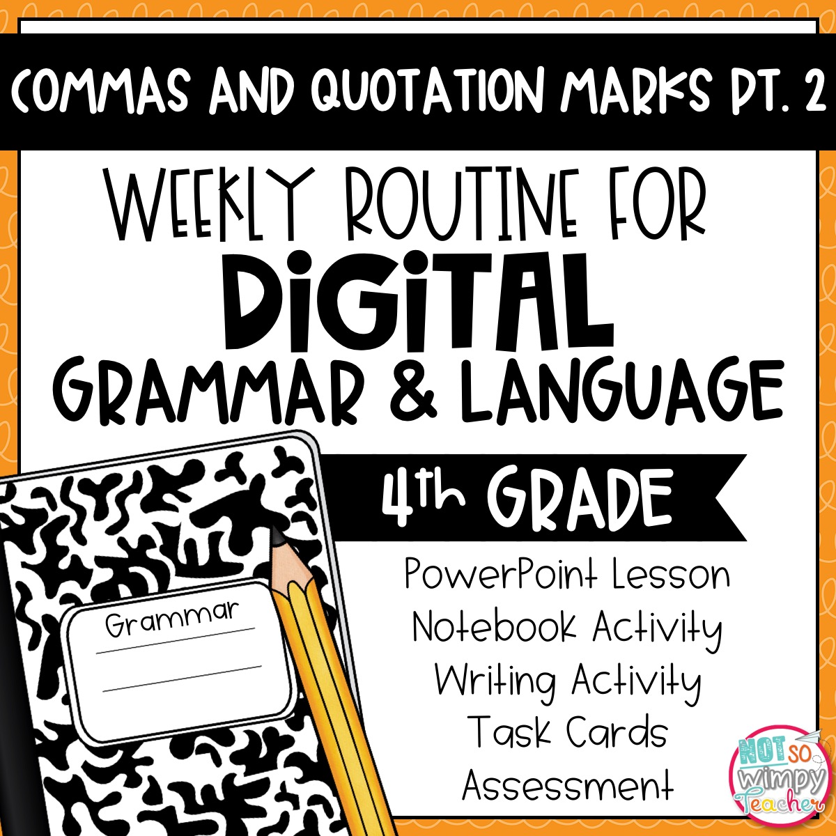 Fourth grade writing prompts for seasons is a workbook that will help fourth graders to start developing their creative writing skills. Digital Grammar Fourth Grade Activities Commas And Quotation Marks Pt 2 Not So Wimpy Teacher