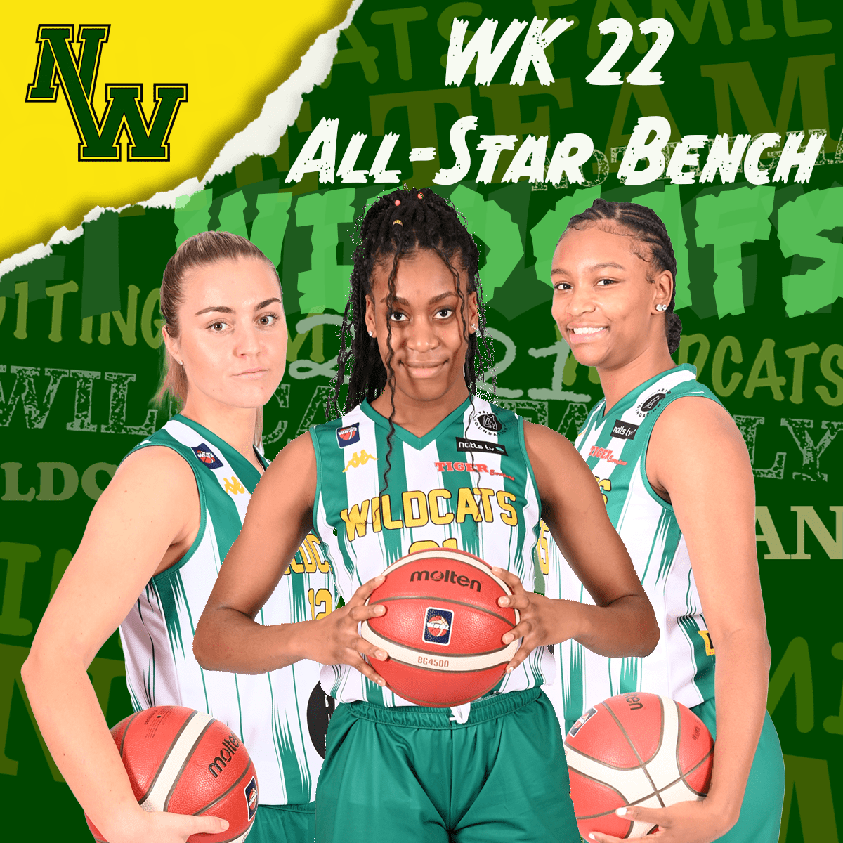 image for WK 22 post for WBBL all star bench