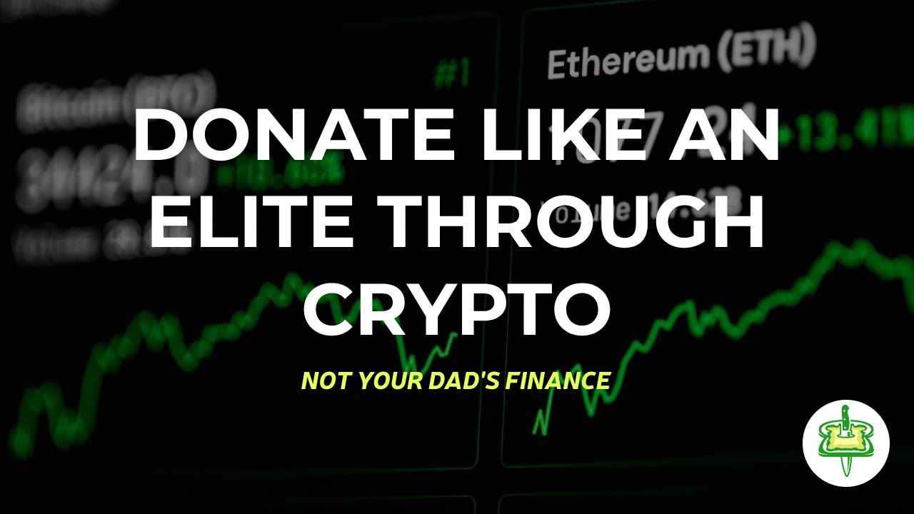 DONATE LIKE AN ELITE THROUGH CRYPTO