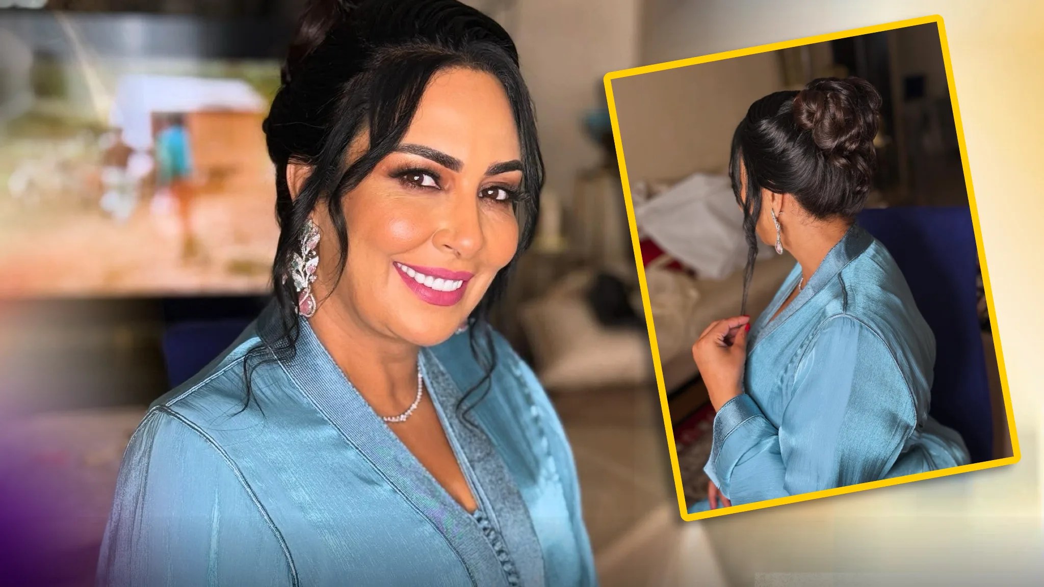 حنان الإبراهيمي تخطف الأنظار بإطلالة قفطان راقية تجمع بين الأصالة والحداثة