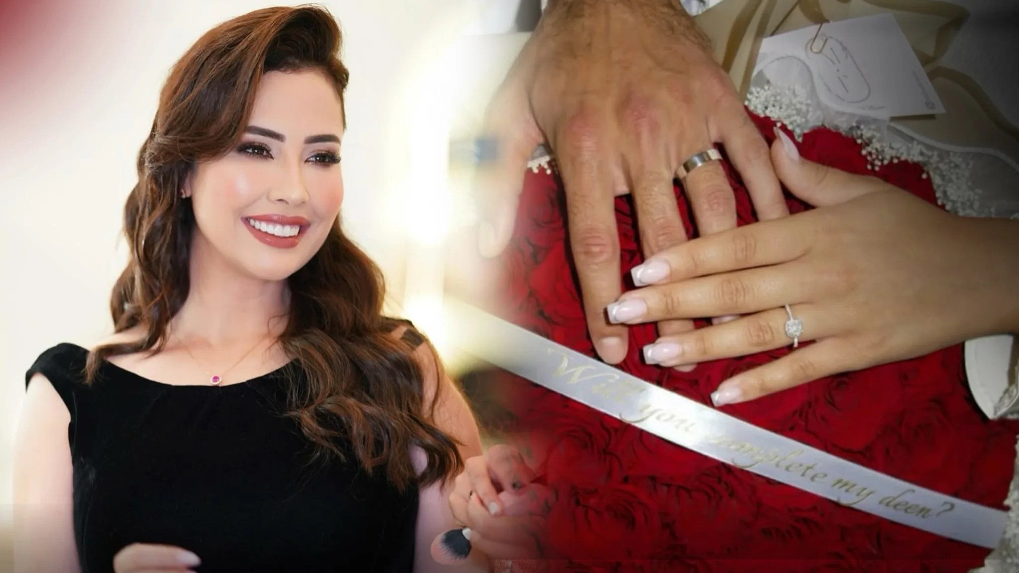 ابتسام العروسي تفاجئ جمهورها بإعلان ارتباط جديد بطريقة رومانسية